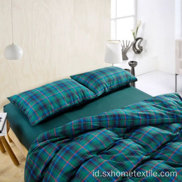 4 pcs set tempat tidur microfiber